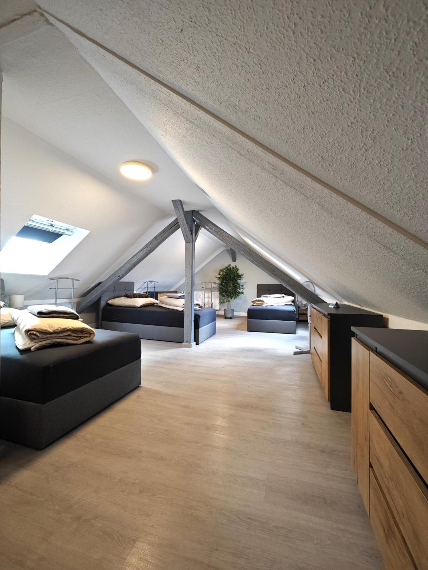 Ferien-Monteurwohnung Nom App1 Sky Terrasse High End ノルトハイム エクステリア 写真