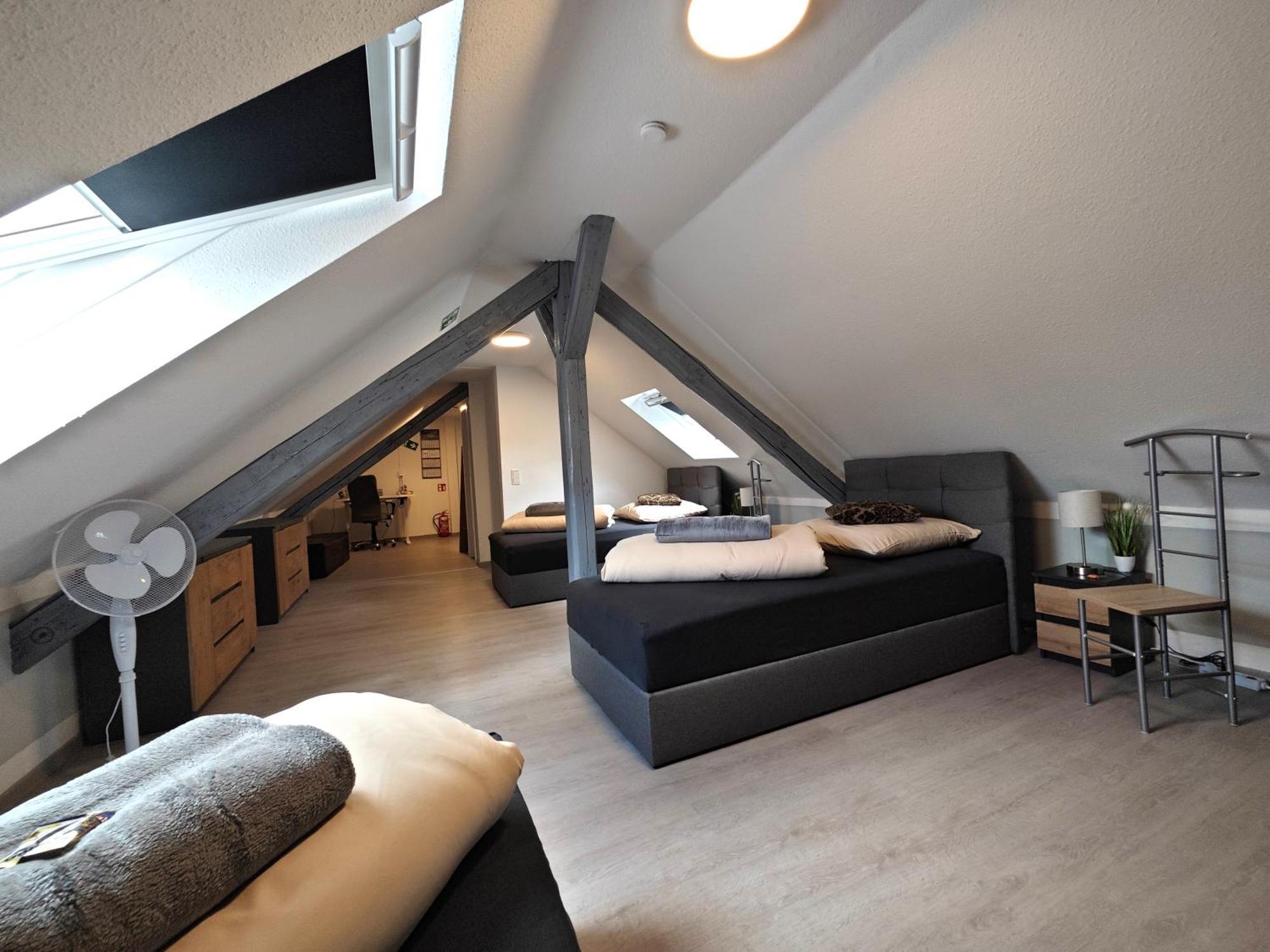 Ferien-Monteurwohnung Nom App1 Sky Terrasse High End ノルトハイム エクステリア 写真