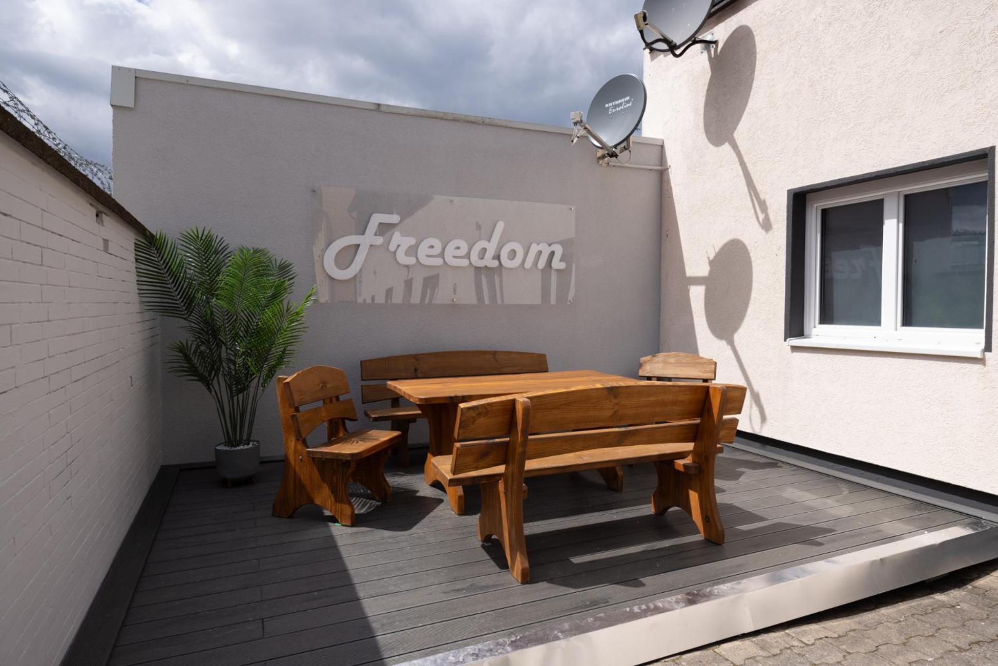 Ferien-Monteurwohnung Nom App1 Sky Terrasse High End ノルトハイム エクステリア 写真